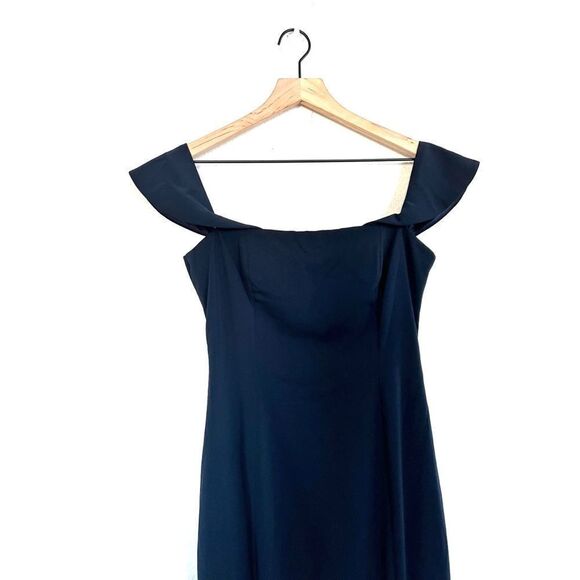 Jay Godfrey Biles Maxi Gown in Navy US0 - Picture 5 of 8